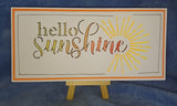 Hello Sunshine stencil