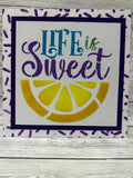 6x6 Life is sweet Stencil