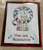 You're Roarsome Lion stencil