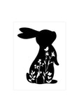 Standing Bunny 2 layer stencil - Easter