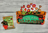 MDF Wildflower Sign - 2 pk