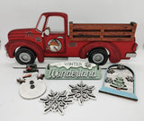 Truck with options of Winter Wonderland, or Christmas Tree Farm