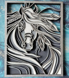 MDF 4 layer horse