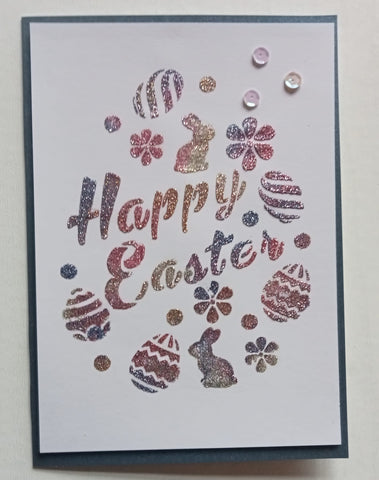 Easter egg shaped stencil