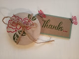 Thanks rose stencil