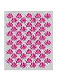 Shell Background Stencil
