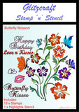 Butterfly Blossom Stamp and Stencil Set