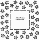 Cherry Blossom Frame Stencil 
