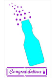 Bottle Treat Cup Pack includes stencils and paste