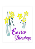Easter Daffodils Stencil