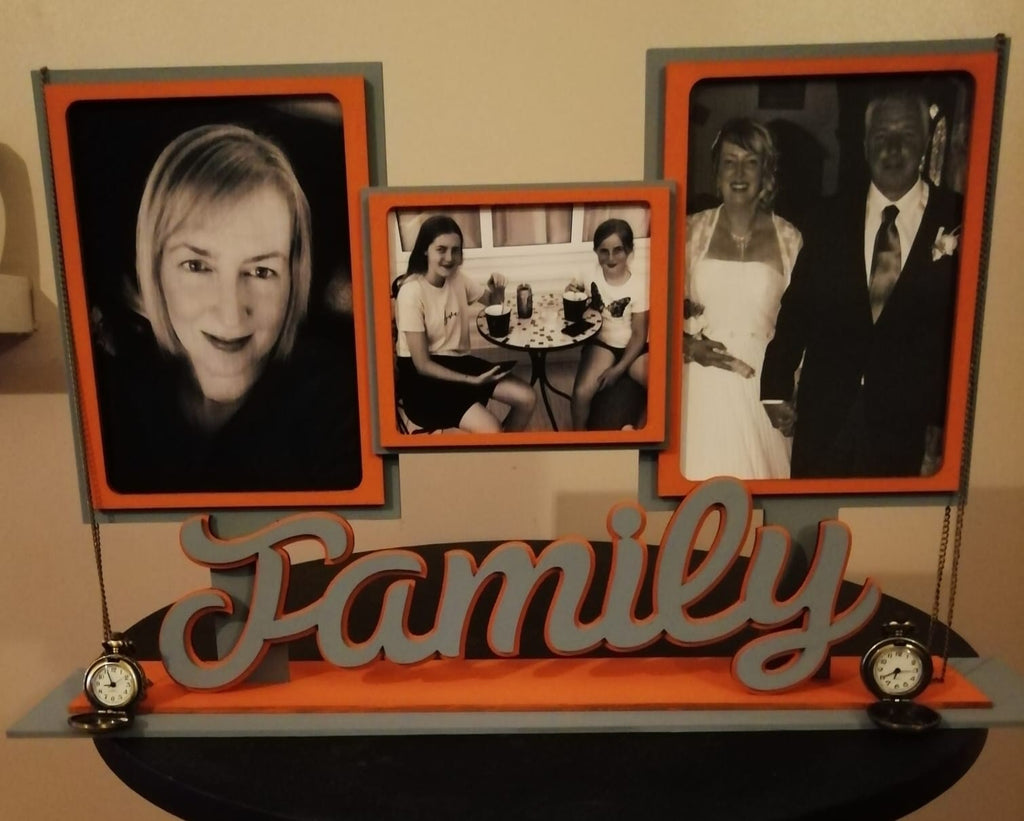 MDF Freestanding FAMILY frame – Glitzcraft