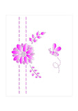 Bee Flower Stencil
