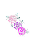 Celestial Collection - Floral Moon Double Layer Stencil - 2 layers included