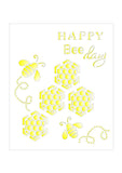 Happy BeeDay stencil