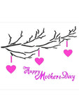 CLEARANCE - MUM - Happy Mothers Day Hanging Hearts