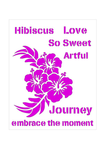 Hibiscus Flower - So sweet / Love / Artful Journey / embrace the moment