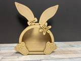 MDF  / Acrylic Easter Bunny Candy jar / Bank