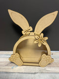 MDF  / Acrylic Easter Bunny Candy jar / Bank