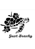 CLEARANCE - Floral Sea Theme - Floral Just Beachy Turtle