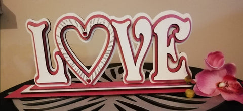 MDF Valentine / LOVE word Kit