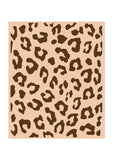 Stencil of leopard animal print by Glitzcraft