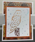 Moon Owl Stencil
