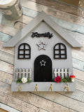 MDF Key Holder House Kit