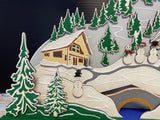 MDF Snowman Village