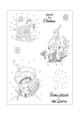 Divine Designs Snowy Gnome Houses A5 Stamp set