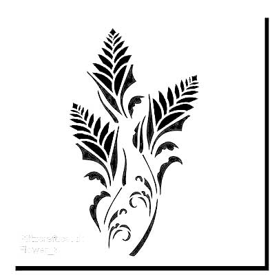 Celoscia Flowers Stencil