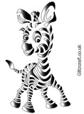 Cute Zebra Stencil