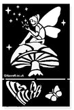 3D Fairy Toadstool Stencil