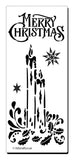 Christmas stencil - The text reads "Merry Christmas"