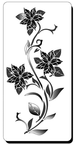 Poinsettia Stencil by Glitzcraft