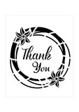 CLEARANCE - Clematis Wreath Stencil