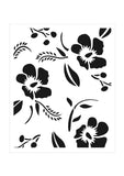 Tropical Background Stencil