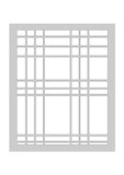 Uneven Grid Background Stencil