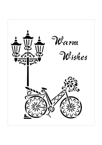 Paris Bicycle Stencil