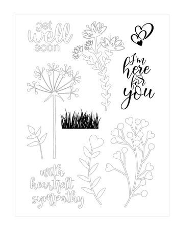 Divine Designs - Wildflowers stamp set