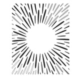 Zoom background stencil zoom or splash for cards and crafts