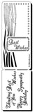 A DL format with 4 sentiments  choose from:  Thinking of you Happy Birthday, Best Wishes, Sympathy