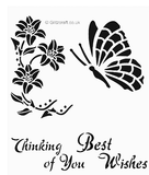Butterfly Stencil for card and craft making