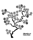 Cherry Blossom Mylar Stencil - Glitzcraft