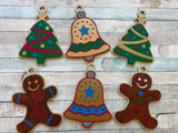 MDF Christmas Bunting / Baubles