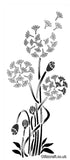 Dandelion Stencils Dandelion Seeds and flower