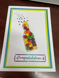CLEARANCE - Congratulations Champagne Treat Cup Stencil