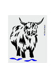 Highland Cow Stencil