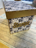 Personalised MDF Stamp / Storage Box