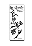 DL Floral Birthday Wishes Stencil