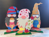 MDF Summer Gnomes Trio